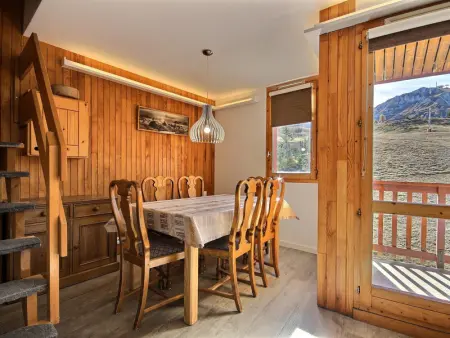 Bel appartement calme, rénové, balcon, 3 chambres, WiFi, Plagne Villages - Photo 2