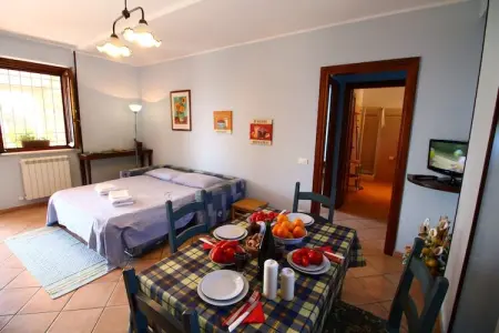 Azzurro, Ferme à Casperia avec piscine et vue - Photo 14