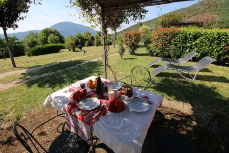 Azzurro, Ferme à Casperia avec piscine et vue - Photo 20