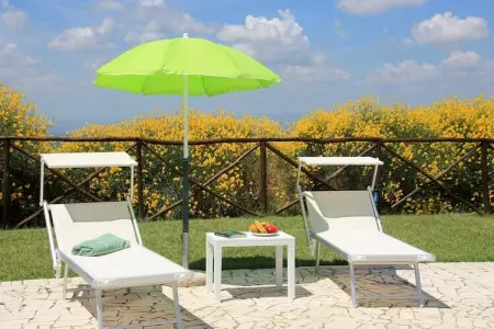 Azzurro, Ferme à Casperia avec piscine et vue - Photo 26