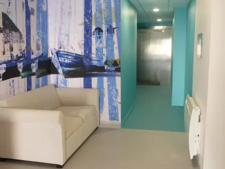 Appartement 2-6 pers, 2 ch, balcon, piscine, accès plage, parking - Photo 19