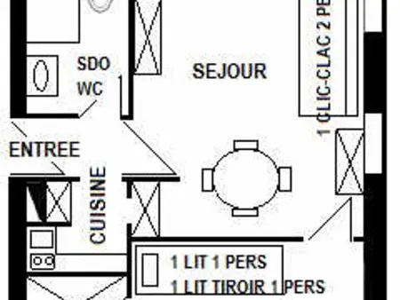 Montchavin: Studio cabine rénové équipé 3/4 pers, parking, proche pistes et commerces - Photo 10