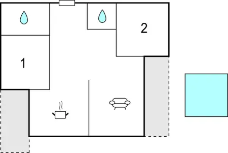 Location Appartement 4 personnes à Cala Bona - Photo 24