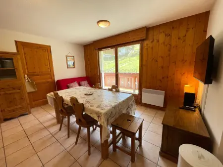 Appartement cosy au pied des pistes avec balcon, wifi et parking - Photo 8