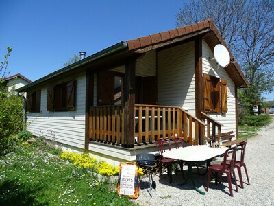 Maison ossature bois de 42m² avec terrain arboré, Chalet 4 personnes à Moirans en Montagne FR-1-654-4
