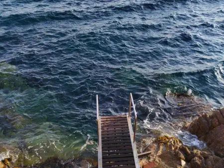 Appartement avec piscine, accès direct à la mer, parking, wifi, balcon à Sant Feliu de Guíxols - Photo 9