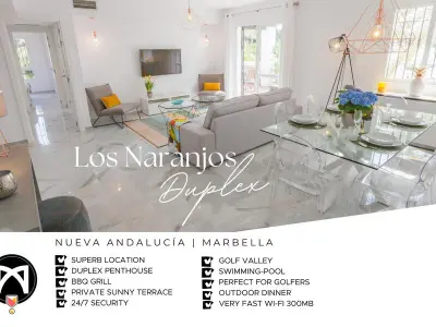 Appartement à Marbella, Los Naranjos : Duplex Méditerranéen Moderne à Marbella avec Piscine et Solarium - L892271