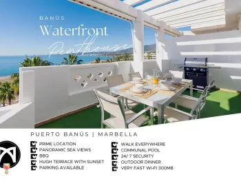 Appartamento a Puerto Banús,Penthouse en 1ère ligne avec piscine, Wi-Fi, parking et climatisation à Puerto Banús ES-168-8 N°892292