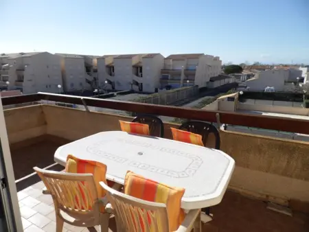 Appartement à Marseillan Plage, Appartement 2 pièces avec mezzanine, terrasse et piscine à Marseillan-Plage - L892394