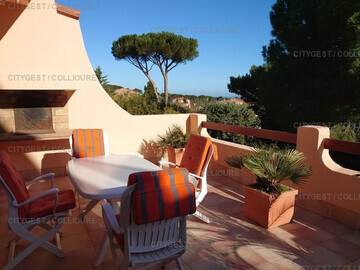 6AMB38 - Villa avec terrasse VUE DANS RESIDENCE AVEC PISCINE COLLIOURE, Villa 6 personnes à Collioure FR-1-528-153