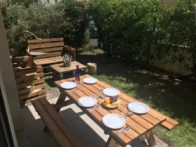 Appartement à Capbreton, Appartement en rez-de-jardin à 100m de la plage avec terrasse et parking - L843607