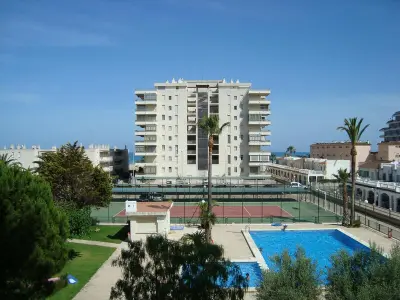 Appartement à Peniscola, Appartement Bord de Mer à Peñíscola avec Piscine, Tennis et 2 Chambres - L893138