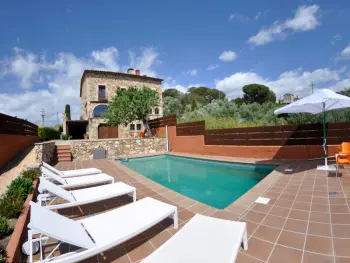 Villa en Santa Cristina d'Aro,Villa à Santa Cristina d'Aro avec piscine privée, barbecue, garage et Wi-Fi ES-167-18 N°844101