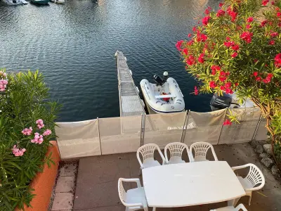 Villa à Le Barcarès, Marina 5P avec piscine et terrasses, 4 chambres, clim, parking, proche plage et commerces, Port Barcarès - L844185