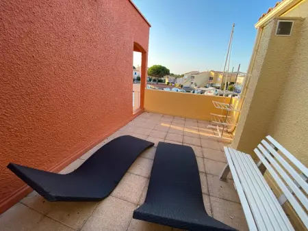 Marina 5P avec piscine et terrasses, 4 chambres, clim, parking, proche plage et commerces, Port Barcarès - Photo 16