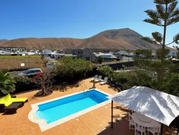 Villa en Yaiza,Villa Timanfaya: Maison Jumelée avec Piscine Privée à Yaiza, Proche du Parc National et de Playa Blanca ES-163-32 N°844431