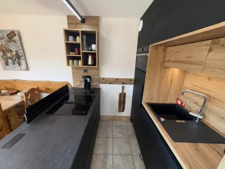 Les Saisies - Bel appartement 2 pièces, 6/7 pers, balcon exposé, tout équipé - Photo 6