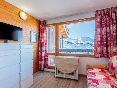 Appartement à La Plagne Tarentaise, Studio cosy avec balcon à Belle-Plagne, proche télécabines - L893655