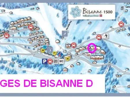 Les Saisies: 3 pièces cosy, 2 sdb, balcon, parking, 6 pers - Photo 15