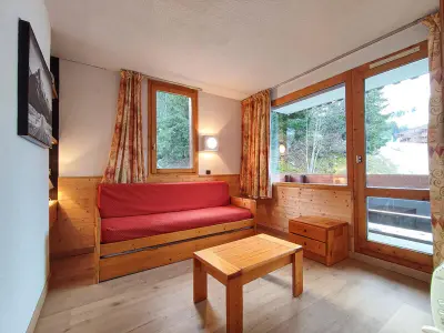 Appartement à Valmorel, Studio 27m² avec balcon, animaux acceptés, proche remontées - L893837