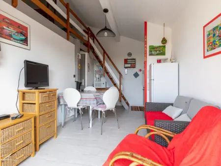 Maison à Biscarrosse Plage, Maison T2 avec Mezzanine à Biscarrosse Plage, Terrasse et Barbecue - L846685
