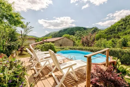 La Casa di Andrea, Maison de vacances à Bagni di Lucca avec piscine privée - Photo 1