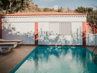 Gite à San Bartolomé de Tirajana, Maison Hoya de Tunte : Piscine et Terrasse à San Bartolomé de Tirajana, Espagne - L850842