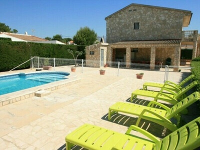 Villa   à Ametlla de Mar pour 12 personnes avec piscine privée et piscine sécurisée, Maison 12 personnes à L'Ametlla de Mar API-1-38-68