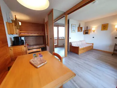 Appartement à La Plagne, Studio divisible 4 pers. - Balcon, Animaux admis, Pied des pistes, Proches commerces - L895045