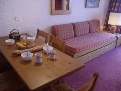Appartement à Méribel, Charmant appartement à Méribel avec balcon et accès direct aux pistes - L895052