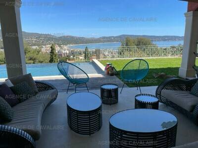 Location Villa à Cavalaire sur Mer,Villa de 350m² vue mer panoramique et piscine FR-1-100-268 N°848088