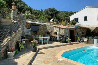 Villa vue mer et piscine, Huisje 6 personen in Corbara FR-20256-03