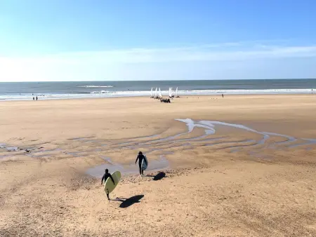 Appartement avec balcon, accès direct à la plage, garage privatif - Photo 20