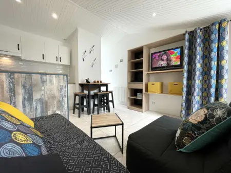 Petite maison rénovée près de la mer avec piscine chauffée, tennis et patio - Bretignolles-sur-Mer - Photo 10