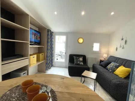 Petite maison rénovée près de la mer avec piscine chauffée, tennis et patio - Bretignolles-sur-Mer - Photo 11