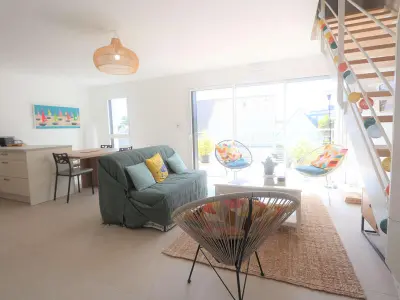 Appartement à Bénodet, Duplex lumineux à Bénodet: plage et thalasso à pied, terrasse, parking et abri vélo inclus - N°895865