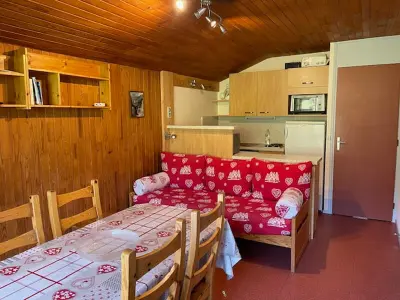 Appartement à Lanslevillard, Appartement pour 6 personnes avec balcon, wifi gratuit et casier à skis FR-1-508-267 N°895877