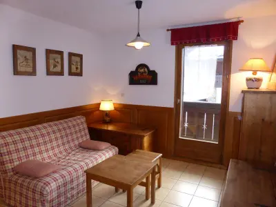 Appartement à Les Contamines Montjoie, Charmant 3 pièces avec balcon, proche des pistes aux Contamines-Montjoie, 6 personnes - L895906