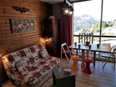 Appartement à Orcières Merlette, Studio cabine 4 pers, proche pistes, animaux ok, balcon, kit ski - L967089