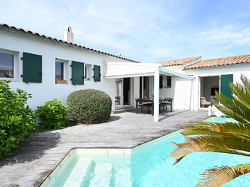Location Maison à Saint Clément des Baleines,LA DIGUE Maison de vacance St Clement avec piscine - N°849836