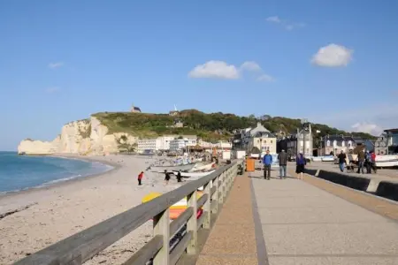 Gite des 3 Mathildes 6 pers, Maison de vacances avec vue sur la mer à Étretat - Photo 35
