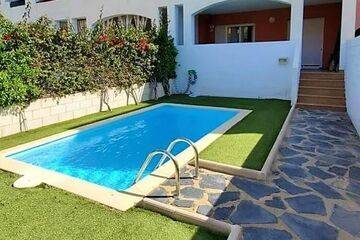 Location Appartement à Vera Playa,Bajo con terraza jardín y piscina privada - N°896563