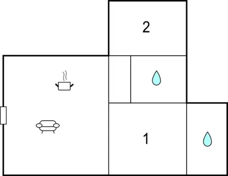 Location Maison 4 personnes à Rute - Photo 17