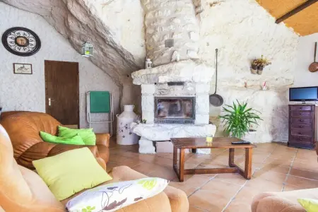Maison troglodyte - La Tour, Maison troglodyte unique dans la Vallée - Photo 5