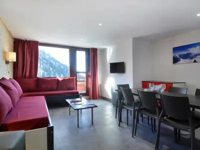 Appartement à Plagne Bellecôte, Spacieux appart rénové, 3 pièces + cabine, proche pistes, 8 pers, animaux admis - L956768