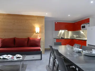 Appartement à Plagne Bellecôte, Appartement rénové spacieux 3 pièces pour 8 pers, animaux admis, balcon, 2 sdb - L956769