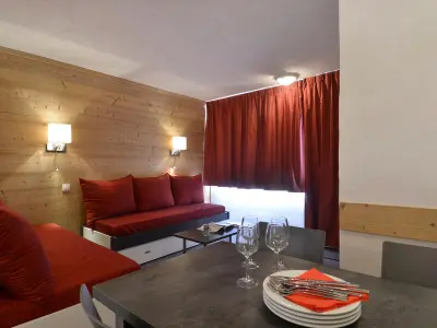 Appartement à Plagne Bellecôte, Appartement rénové chaleureux au cœur de la station, animaux admis - L956778