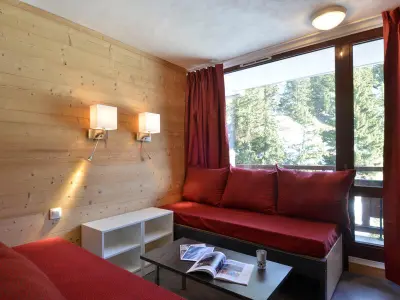 Appartement à Plagne Bellecôte, Studio rénové avec balcon, proche des pistes, cuisine équipée, animaux admis - L956797