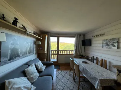 Appartement à Belle Plagne, Appartement rénové, proche station, balcon, animaux admis - L896887