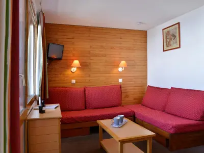 Appartement à Belle Plagne, Studio confort au cœur de la station avec balcon, casier à skis et animaux admis - L964969